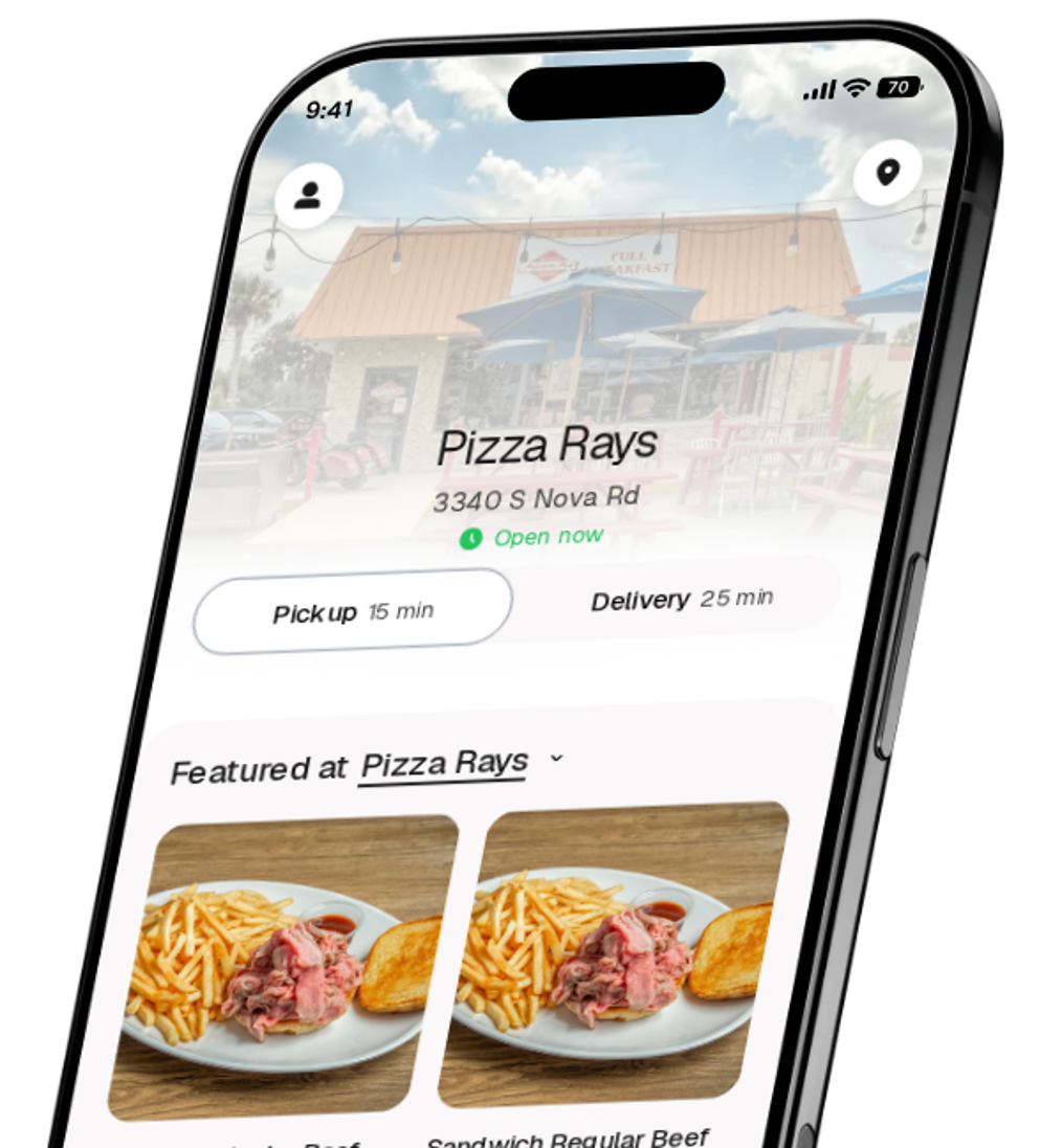 Pizza Rays app preview