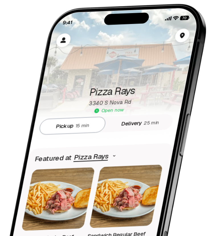 Pizza Rays app preview