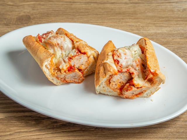 Italian Sausage Parm Sub.