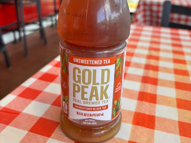 Gold Peak Unsweetened Tea 18.5oz.